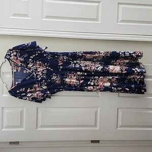 Floral Navy Dress